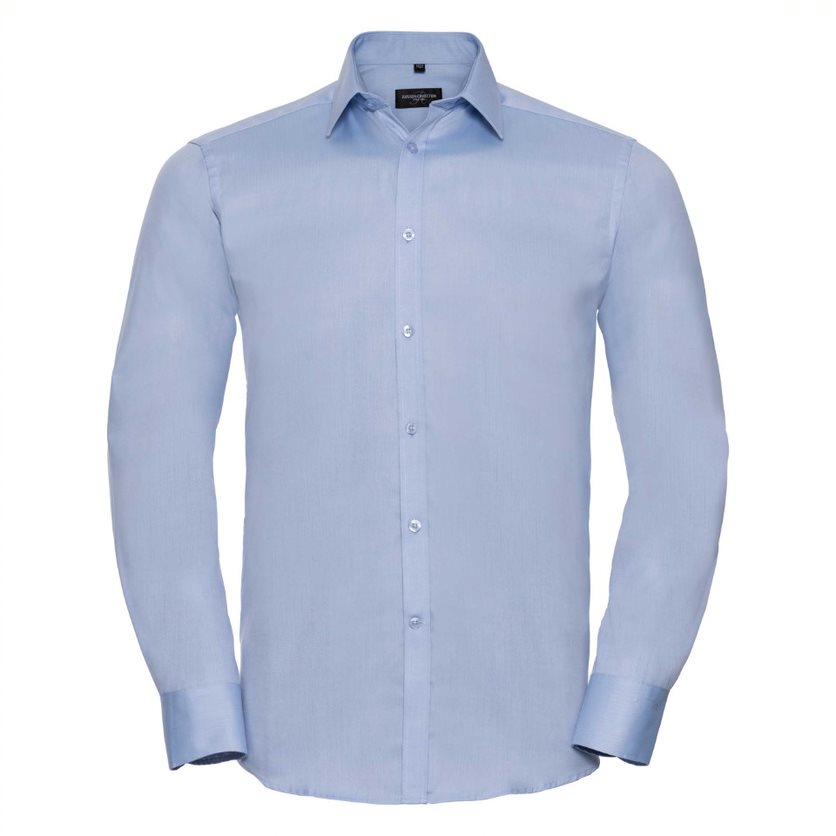 Męska koszula z długim rękawem, Herringbone Shirt  R962M 84/16 125g/130g